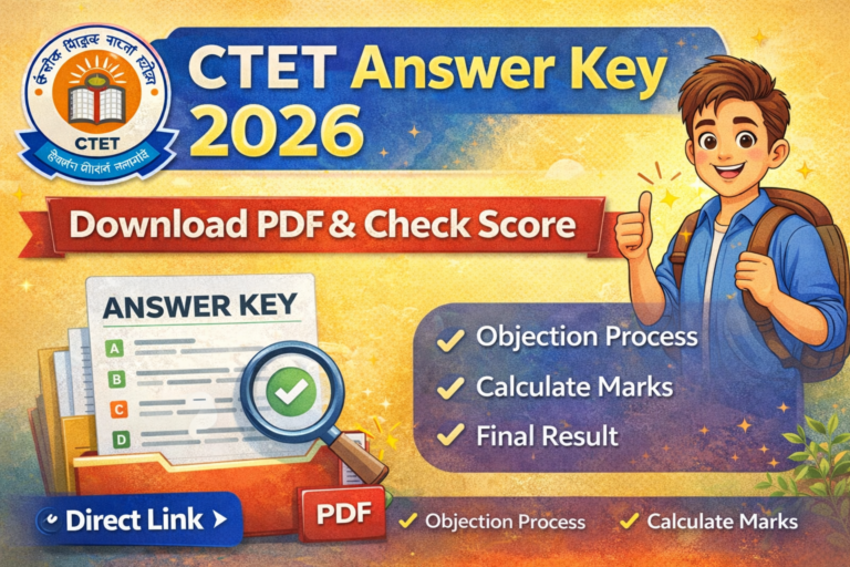 CTET Answer Key 2026 – Download PDF & Check Score