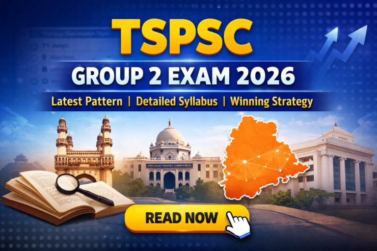 TSPSC Group 2 Exam 2026: Complete Pattern, Syllabus & Winning Strategy